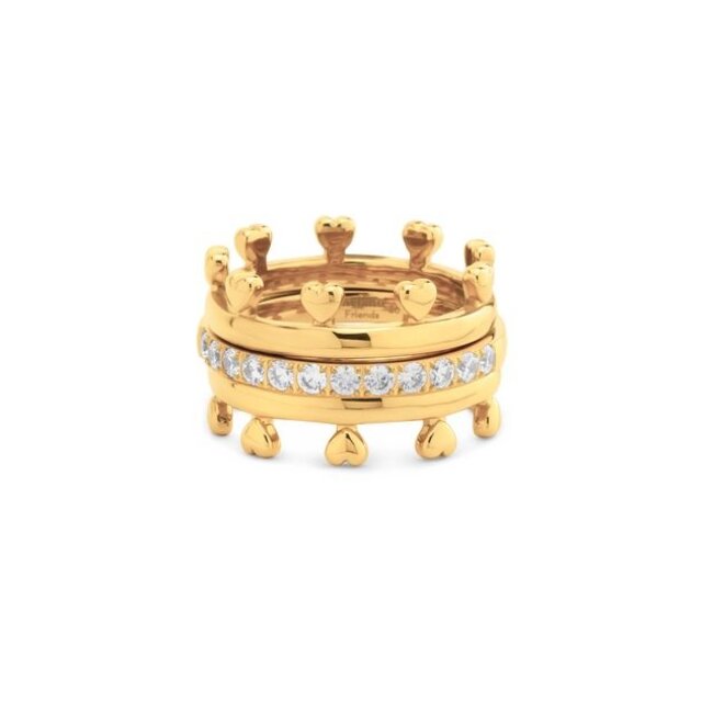Friends Reina Ring - Goudkleurig