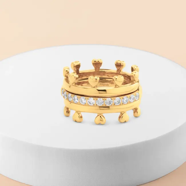 Friends Royal Glam Ringen Set