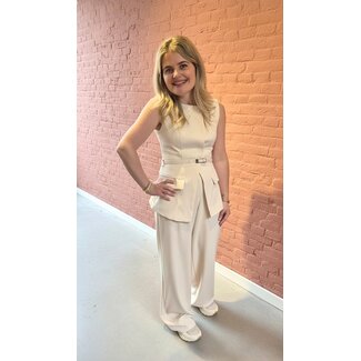 Kleding Diversen Beige set met pantalon