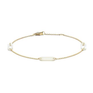 Blush Gold Jewels Armband 2267YMP - Geelgoud (14k) met Mother of Pearl