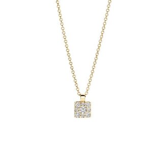 Blush Gold Jewels Collier 3205YZI - Geelgoud (14k) met Zirkonia