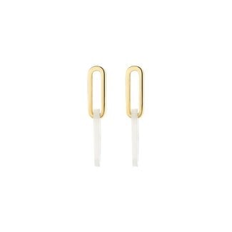 Blush Gold Jewels Oorbellen 7394YMP - Geelgoud (14k) met Mother of Pearl