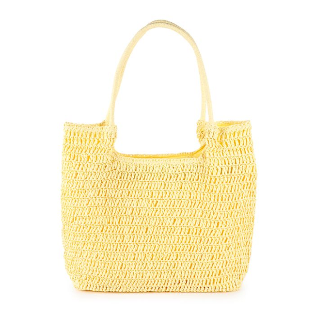 Strandtas shopper - Lichtgeel