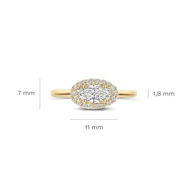 Blush Lab Diamonds Ring LG1052Y – Geelgoud (14k)