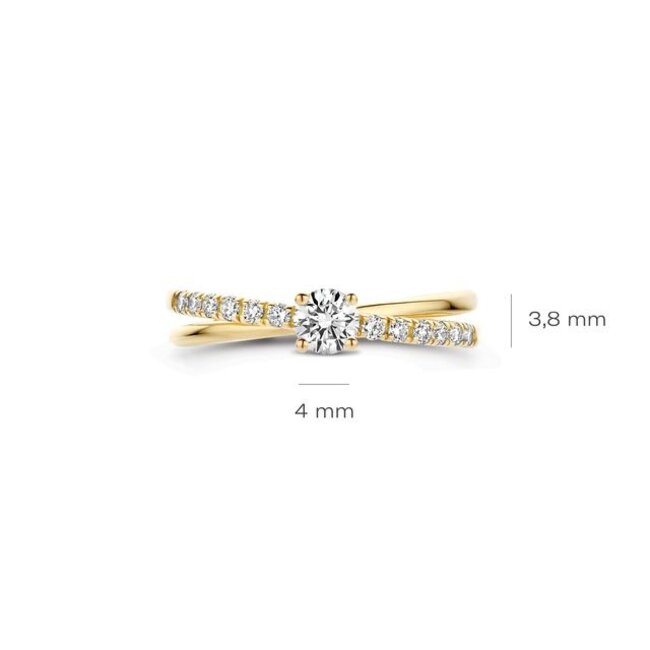 Blush Lab Diamonds Ring LG1059Y – Geelgoud (14k)