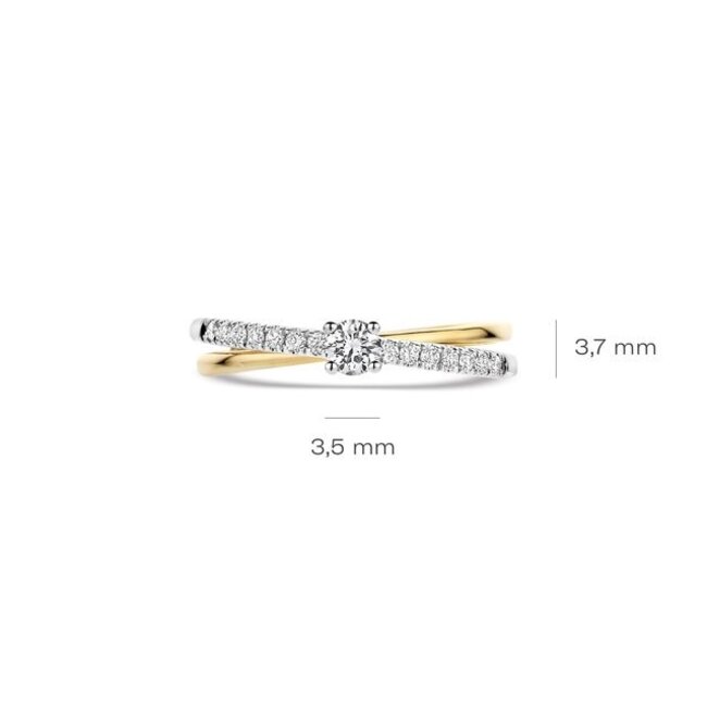 Blush Lab Diamonds Ring LG1060B – Geelgoud (14k)