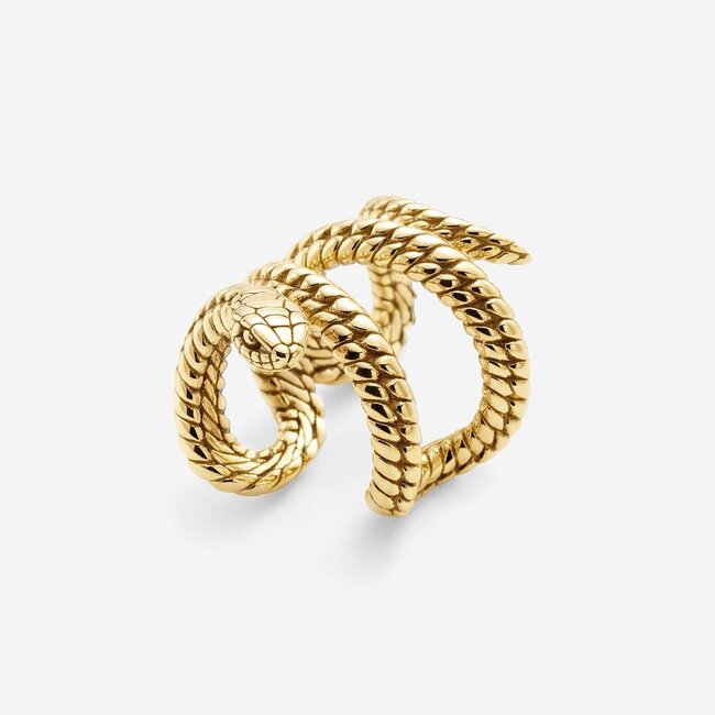 Earcuff Ben Snake Verguld