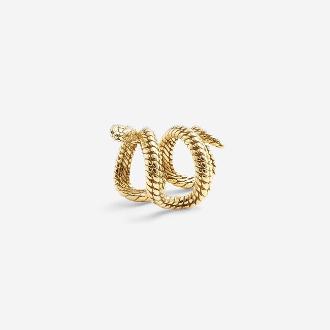 Earcuff Ben Snake Verguld