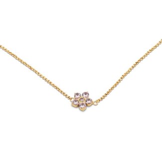 Melano Jewelry Friends Ana Ketting - Diamond light pink
