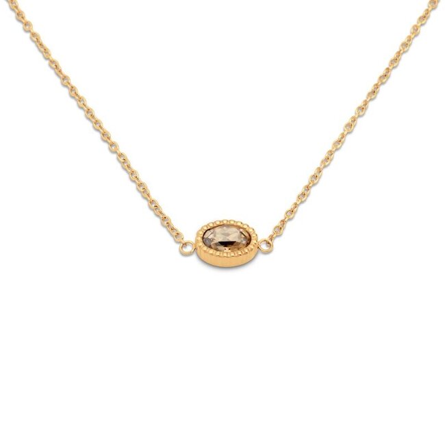 Friends Auree Ketting - Crystal golden shadow