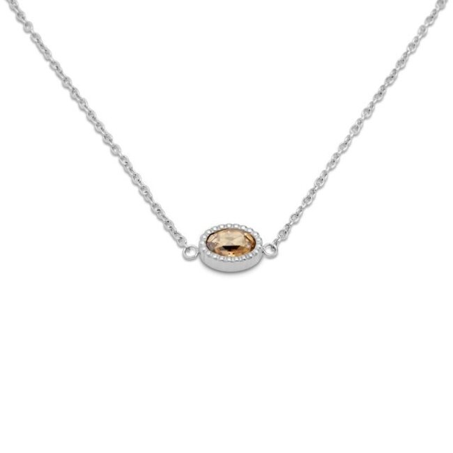 Friends Auree Ketting - Crystal golden shadow