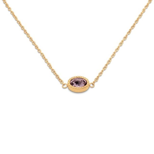 Friends Auree Ketting - Light amethyst