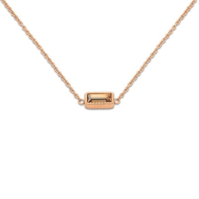 Friends Baree Ketting - Crystal golden shadow