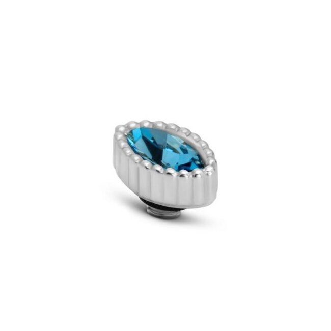 Twisted Navette - Aquamarine