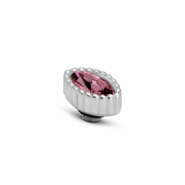 Twisted Navette - Light amethyst