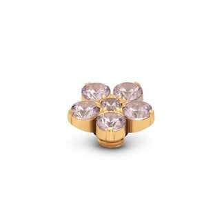 Melano Jewelry Vivid Botanic - Diamond light pink
