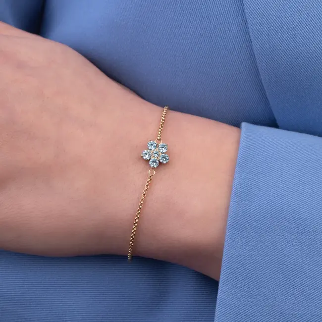 Friends Annie Armband - Aquamarine