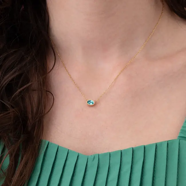 Friends Auree Ketting - Light turquoise