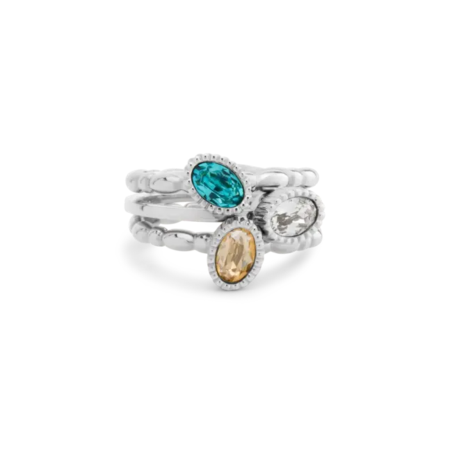 Twisted Ocean Bliss Ringen Set
