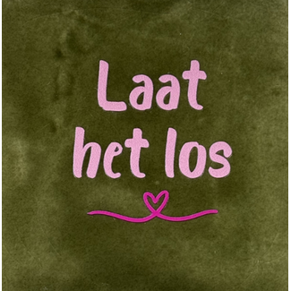 Yett Agenturen Tegeltje - Laat het los