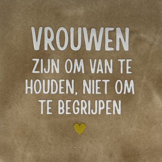 Yett Agenturen Tegeltje - Vrouwen zijn om van te houden…