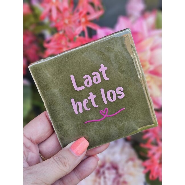 Tegeltje - Laat het los