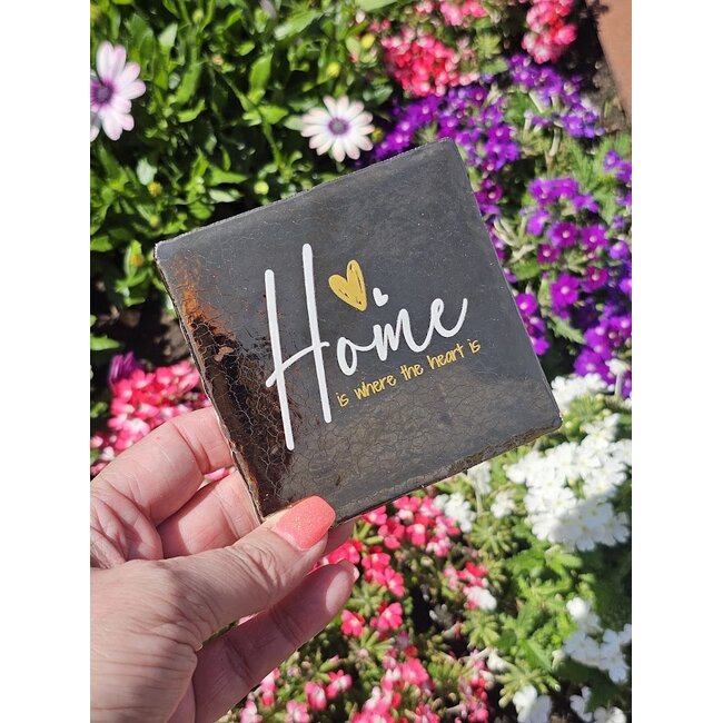 Tegeltje - Home is where the heart is