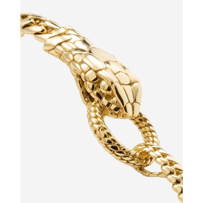 Armband Ben XS Snake Verguld