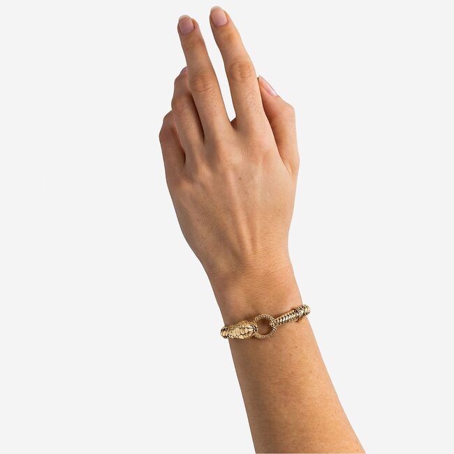 Armband Ben XS Snake Verguld