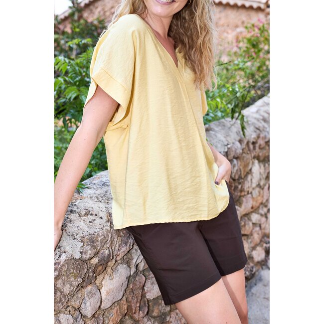 SAMOS blouse - Geel