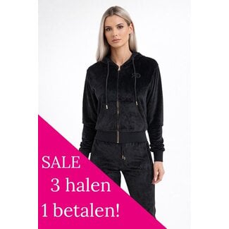 RD Signature Broek Romi - Black velvet