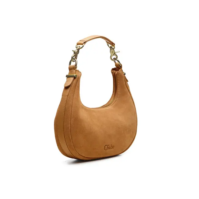 Sydney Shoulderbag Suede - Camel