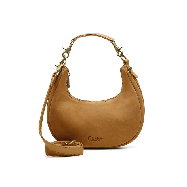 Sydney Shoulderbag Suede - Camel