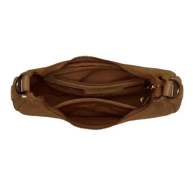 Sydney Shoulderbag Suede - Chocolate