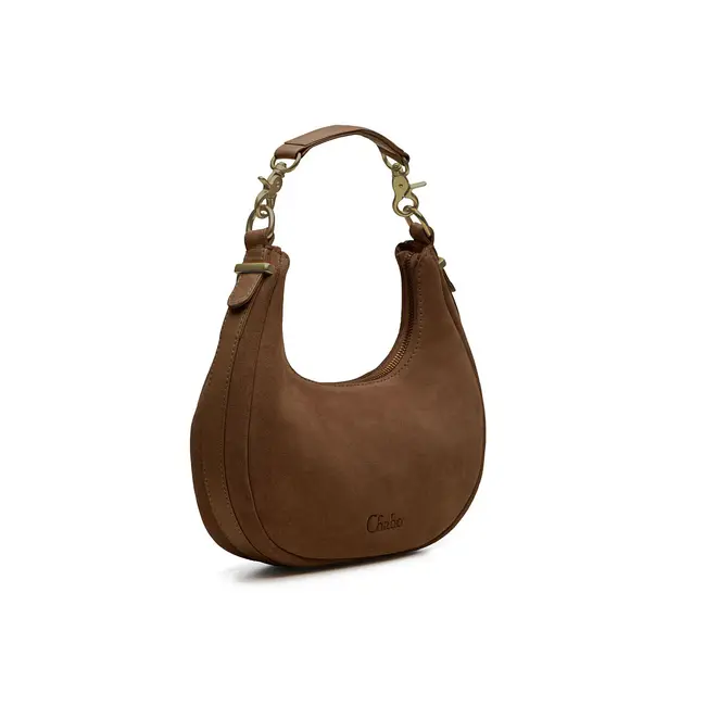 Sydney Shoulderbag Suede - Chocolate