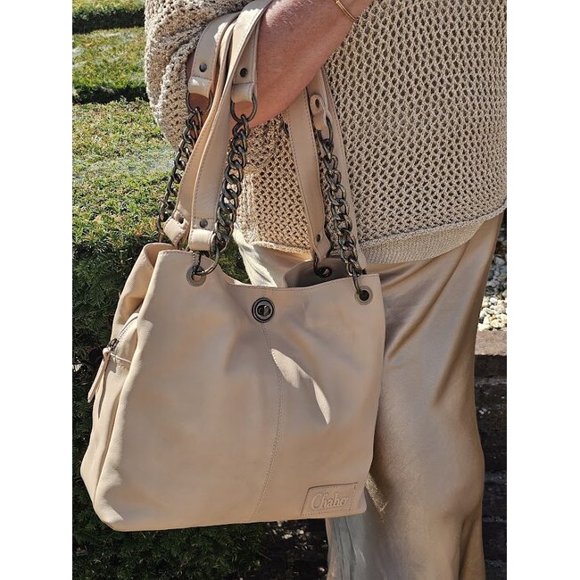 Chain Fashion Bag - Sand