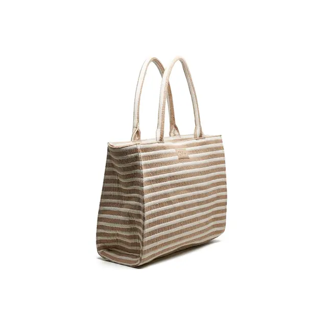 Suus Shopper - Sand/Stripe