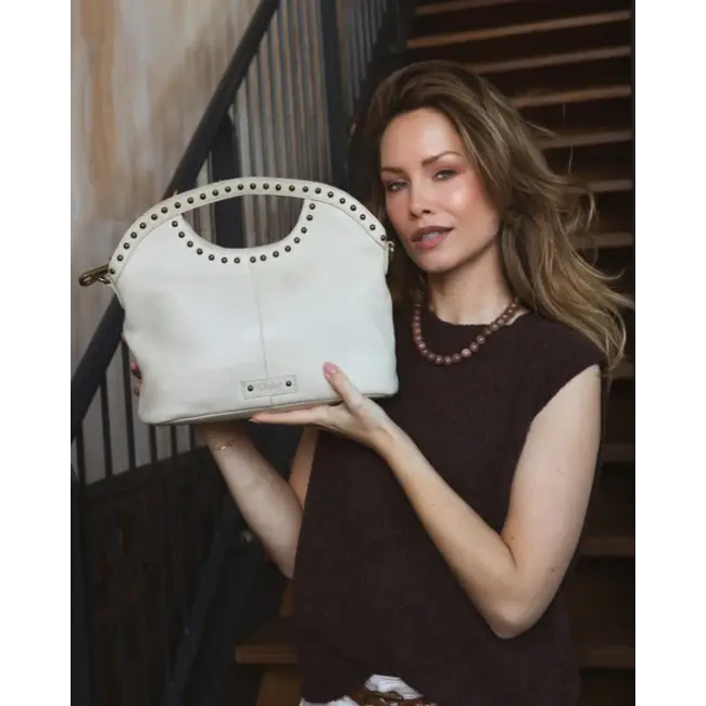 Verona Handbag - Creme