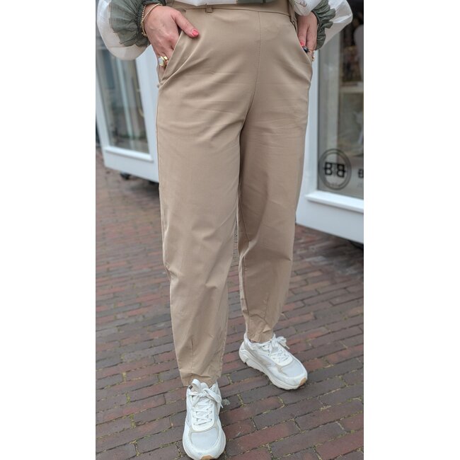 BEATE barrel broek - Sand