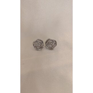 My Jewellery Oorstekers roos - Zilverkleurig