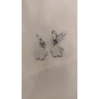 My Jewellery Oorringen met bloem - Zilverkleurig