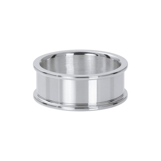 Basisring 8 mm  - Zilver