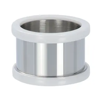 iXXXi jewellery Last Items SALE! Basisring Ceramic 16 mm  - Zilver