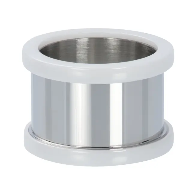 Basisring Ceramic 16 mm  - Zilver