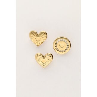 My Jewellery Iconic broche set goudkleurig