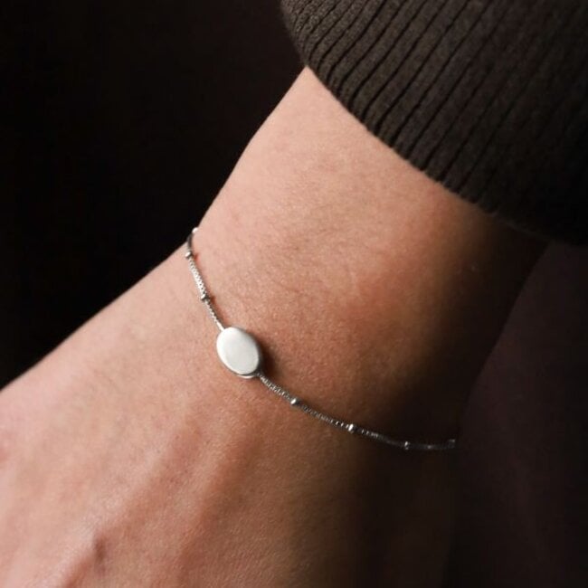 FOREVER LOCKED Armband CECILE - Zilver