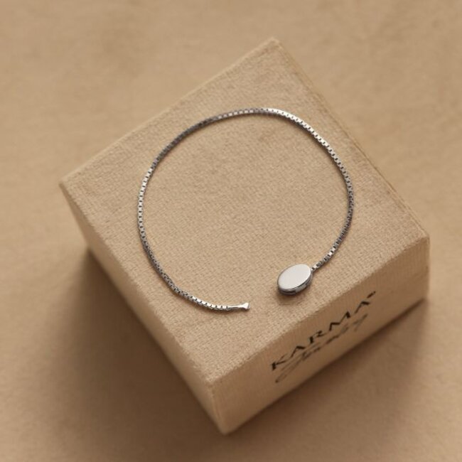 FOREVER LOCKED Armband ISABELLE - Zilver