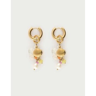 My Jewellery Fruits de Mer oorringen schelp