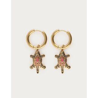 My Jewellery Mystic oorringen met luipaard