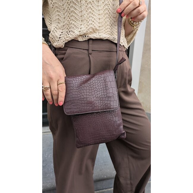 Croco Mover - Burgundy